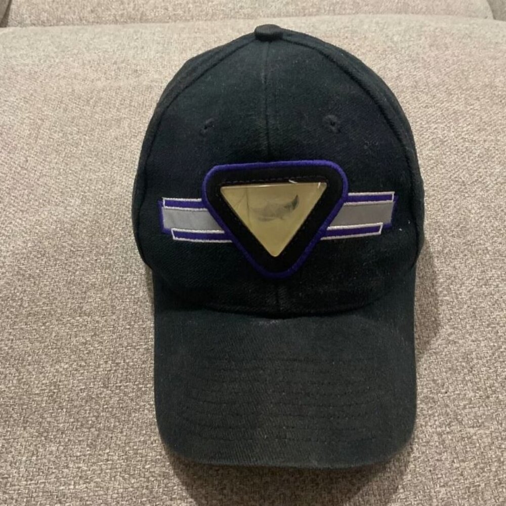 Tampa Bay Devil Rays Official MLB Vintage 90s Black Hat One-Size Baseball Cap